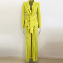 Load image into Gallery viewer, BAYTREE Blazer Pants Set