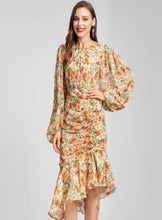 Load image into Gallery viewer, CASTANEA Chiffon Mermaid Dress