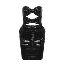 Load image into Gallery viewer, MENGUILIE Sequin Mini Dress