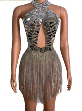 Load image into Gallery viewer, LV Mirror Tassle Dress

