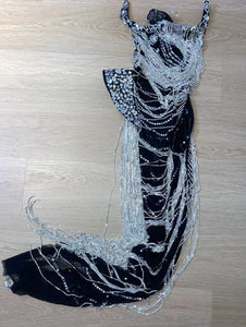 TIFFANY Crystal Mesh Long Dres