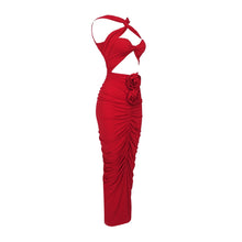Load image into Gallery viewer, EAGLE Drape Ankle Dress