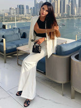 Load image into Gallery viewer, CARYA White Blazer Pants Set