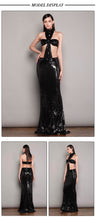 Load image into Gallery viewer, ANOGEISSUS Sequin Long Dress