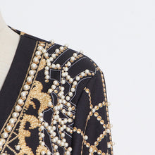 Load image into Gallery viewer, COPEY Beaded Blazer Dress