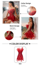 Load image into Gallery viewer, BAOBAB Feather Sequin Dress