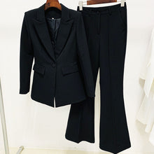 Load image into Gallery viewer, CARYA White Blazer Pants Set