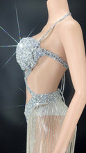 Load image into Gallery viewer, COACH Crystal Tassel Bodysuit
