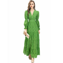 Load image into Gallery viewer, DENTATA Long Sleeve Maxi