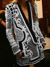 Load image into Gallery viewer, COPEY Beaded Blazer Dress