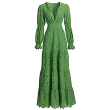 Load image into Gallery viewer, DENTATA Long Sleeve Maxi
