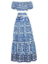 Load image into Gallery viewer, ULMUSA Top Skirt Set