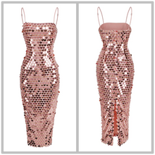 Load image into Gallery viewer, MANEE Sequin Midi Dress
