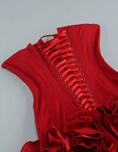 Load image into Gallery viewer, ROBYNN NESBITT Ruffle Floral Mini Dress
