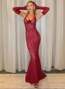 AILEEN LIPKIN Mermaid Dress w/ Gloves