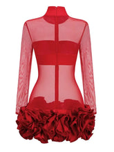 Load image into Gallery viewer, RUTH SACKS Mesh Floral Mini
