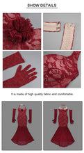Load image into Gallery viewer, AILEEN LIPKIN Mermaid Dress w/ Gloves
