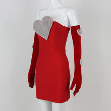 Load image into Gallery viewer, SARAH BRITTEN Bandage Mini w/ Gloves
