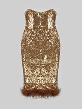 Load image into Gallery viewer, FINCHES Sequin Midi
