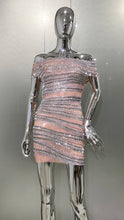 Load image into Gallery viewer, AJWAIN Crystal Mini Dress
