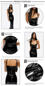 CUCKOO PU leather Dress