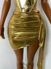 Load image into Gallery viewer, CHENGDU Metallic Corset Set
