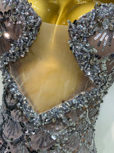 Load image into Gallery viewer, CHANIE Silver Mermaid Sequin Gown
