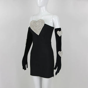 VALERIE ADLER Bandage Mini Gloves