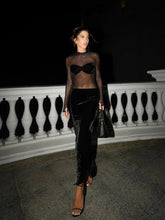 Load image into Gallery viewer, BERNI SEARLE Velvet Maxi Dress
