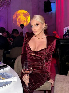 BILLY Velvet Midi