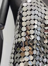 Load image into Gallery viewer, COLLARED Coin Dress
