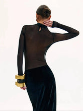 Load image into Gallery viewer, BERNI SEARLE Velvet Maxi Dress
