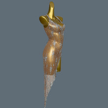 Load image into Gallery viewer, BESAN Mesh Crystal Dress
