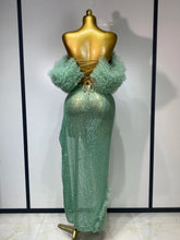 Load image into Gallery viewer, SHIJAZ Sparkly Sequins Two Piece Set
