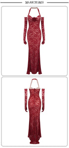 AILEEN LIPKIN Mermaid Dress w/ Gloves