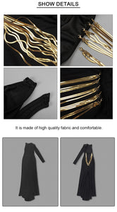 HYSSOP Backless Chain Maxi