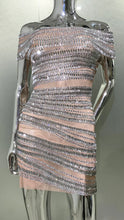 Load image into Gallery viewer, AJWAIN Crystal Mini Dress
