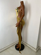 Load image into Gallery viewer, CHENGDU Metallic Corset Set
