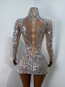 SHENZHEN Sequinned Mini Dress