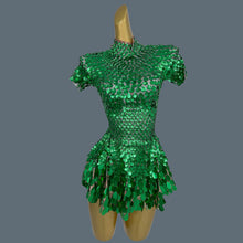 Load image into Gallery viewer, AMELIA Violet Sequin Mini Dress
