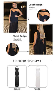 MBALI DHLAMINI Long Bandage Dress