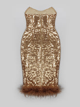 Load image into Gallery viewer, FINCHES Sequin Midi
