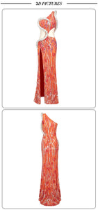 ARABIANI Sequin Long Dress