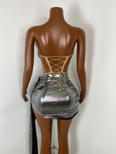 Load image into Gallery viewer, CHENGDU Metallic Corset Set
