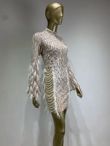 BALLIE Pearl Feather Mini