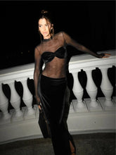 Load image into Gallery viewer, BERNI SEARLE Velvet Maxi Dress
