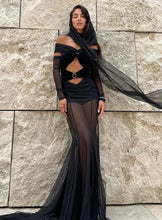 Load image into Gallery viewer, ARABELLA ELIZABETH See Through Long Dress
