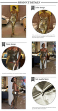 Load image into Gallery viewer, PENGUI Metallic Ankle Dress
