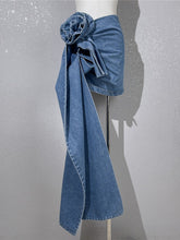 Load image into Gallery viewer, NIGHTJAR Denim Skirt Top Set
