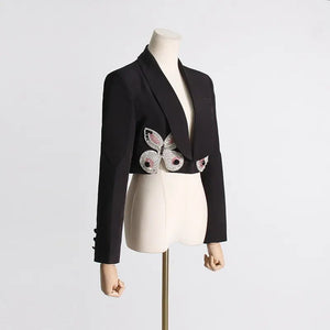 COOTIE Blazer Coat Dress Black